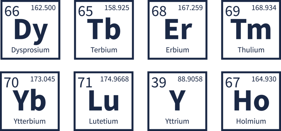 RARE EARTH METALS ELEMENTS visual data 5